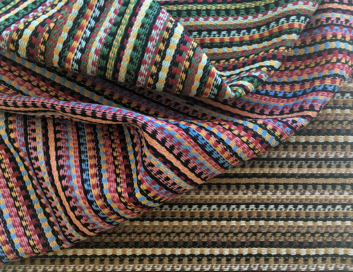 inmatex tejido moda rayas color y aspecto tricot
